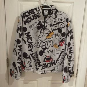 DISNEY MICKEY MOUSE JACKET TOP ZIPPER SIZE MEDIUM